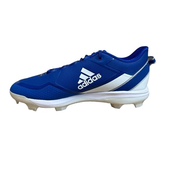 ADIDAS ICON 7 TPU BASEBALL CLEATS MENS SIZE 14 S23878 ROYAL BLUE WHITE LOGO NEW - Picture 2 of 8